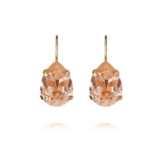 Mini Drop Clasp Earrings Gold Light Peach - Caroline Svedbom - Nopea toimitus ja lahjapakkaus - Nordic Spectra