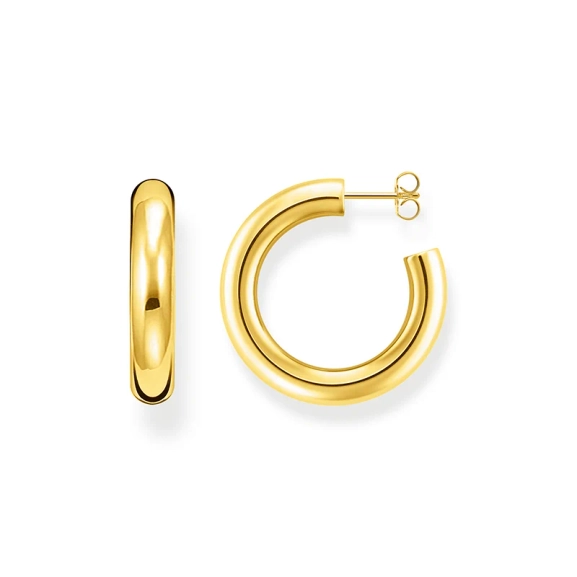 Chunky Creoler Medium Guld - Thomas Sabo - Snabb leverans & paketinslagning - Nordic Spectra
