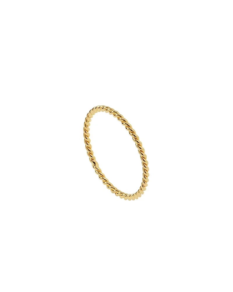 Syster P - Tiny Twisted Ring Gold