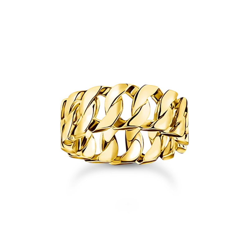 Thomas Sabo - Pansarlänk Wide Ring Guld