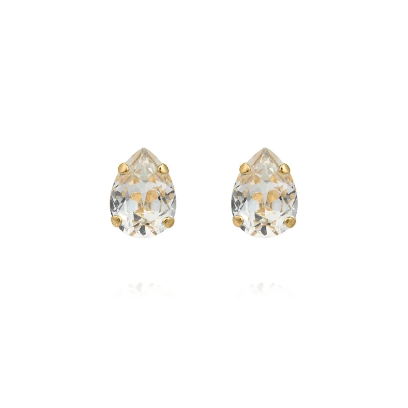 Caroline Svedbom - Amelia Stud Earrings Gold Crystal