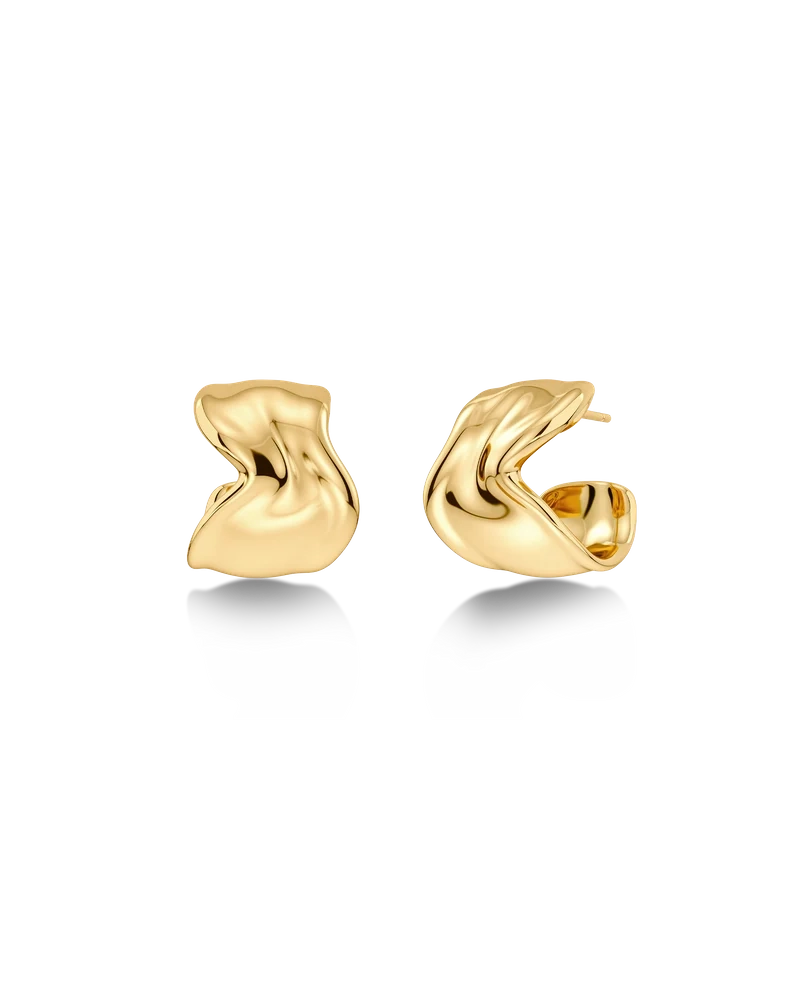 Edblad - Melted Hoops L Gold