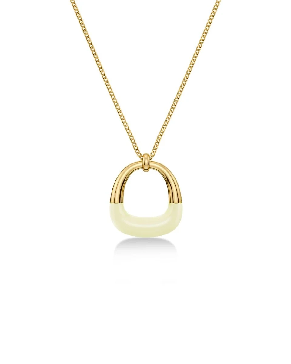 Edblad - Lore Necklace Offwhite Gold