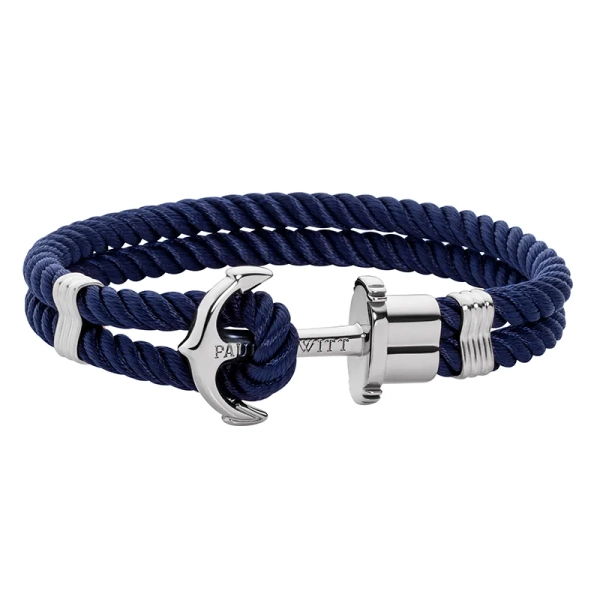 Phrep Bracelet Navy/Silver - Paul Hewitt – Schnelle Lieferungen – Kostenlose Verpackung - Nordic Spectra