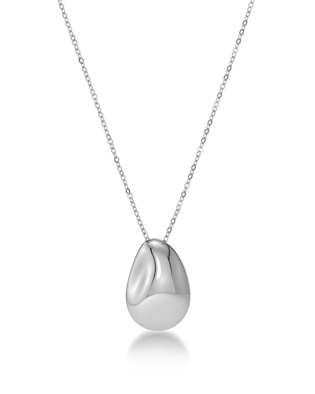 Lulu Necklace L Steel - Edblad - Snabba leveranser - Gratis paketinslagning