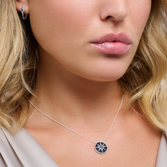 Kette Royalty Stern Mit Steine Silber von Thomas Sabo, Schneller Versand - Nordicspectra.de