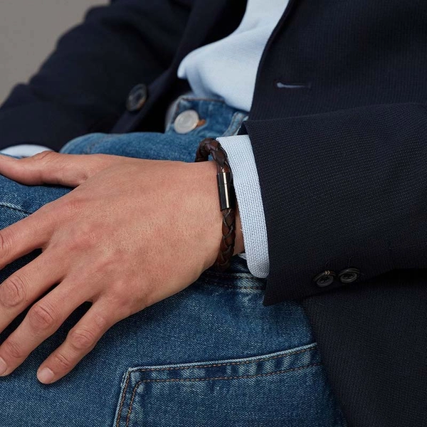 John Bracelet Leather Dark Brown - Edblad - Snabb frakt & paketinslagning - Nordicspectra.se
