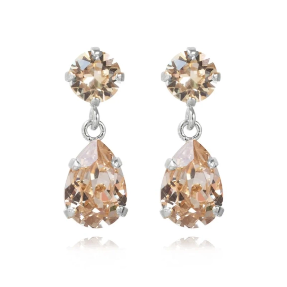 Mini Drop Earrings Rhodium Silk - Caroline Svedbom - Nopea toimitus ja lahjapakkaus - Nordic Spectra