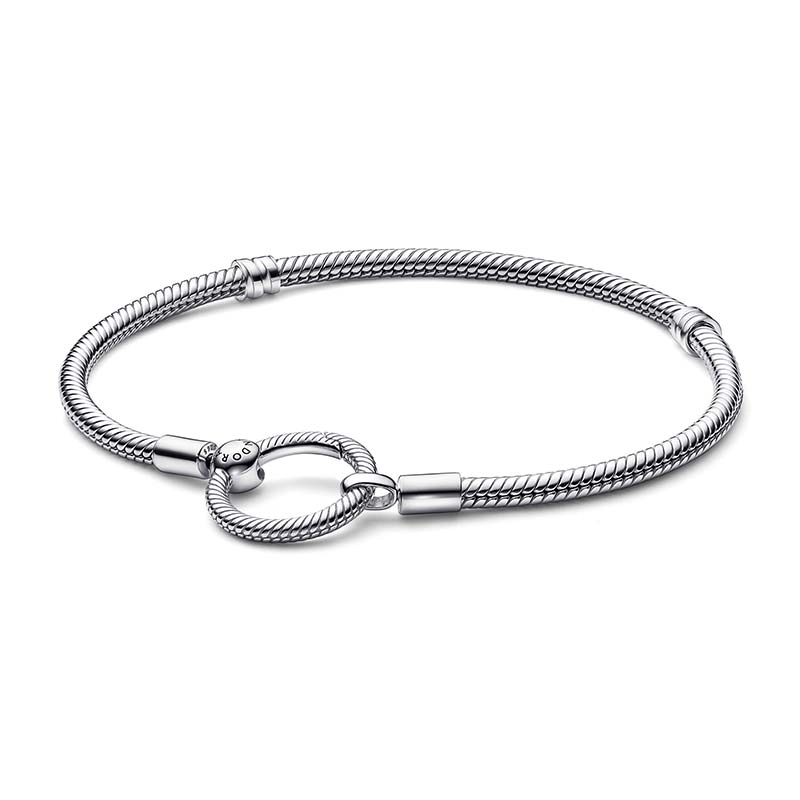 PANDORA - Pandora Moments O Closure Snake Chain Armband
