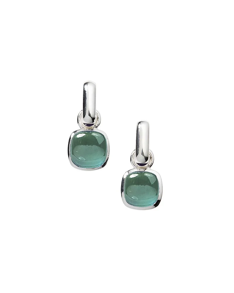 Syster P - Lumera Earrings Silver Fluorite