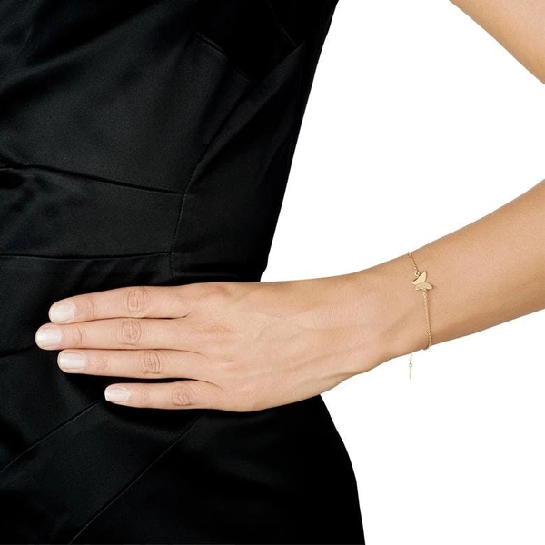 Little Miss Butterfly Bracelet Gold - Efva Attling - Suuri valikoima & ilmainen lahjapaketointi - Nordicspectra.fi