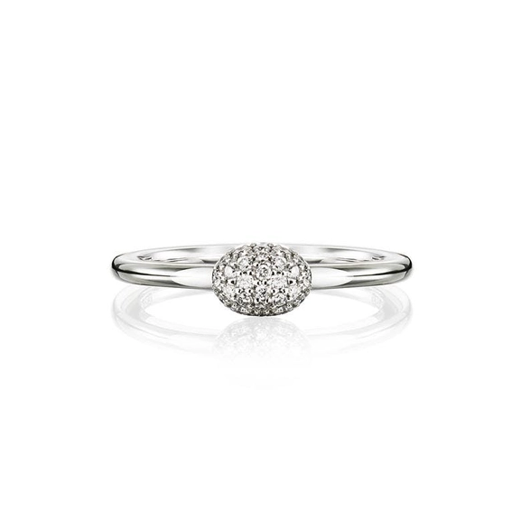 Love Bead Ring - Diamonds White Gold - Efva Attling ringar - Snabb frakt & paketinslagning - Nordicspectra.se