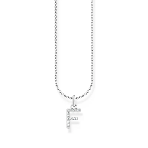 Kette mit Buchstaben-Anhänger F - Thomas Sabo - Nordic Spectra