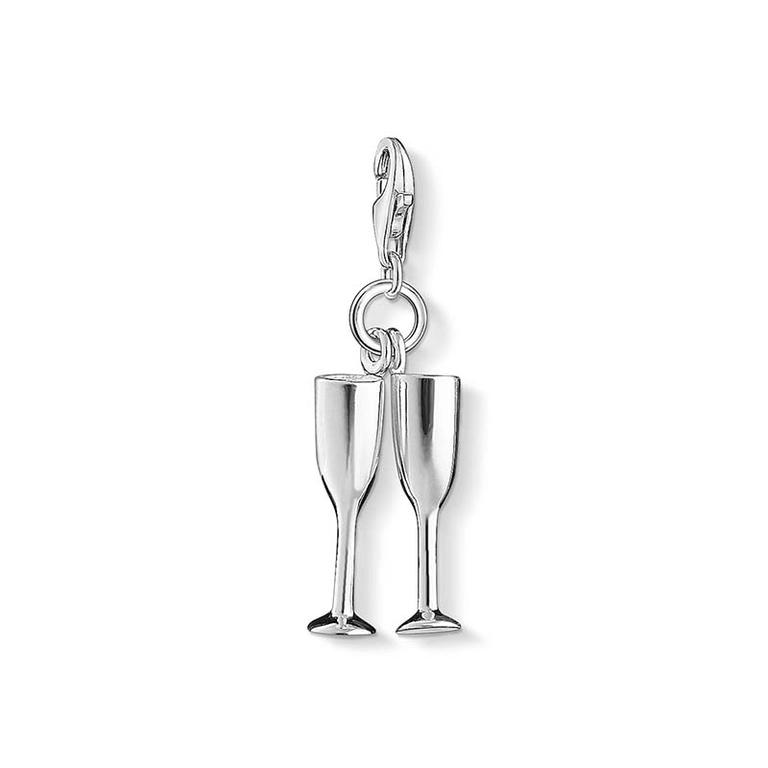 Champagne & Fyrklöver Mellan - Thomas Sabo berlock - Snabb frakt & paketinslagning - Nordicspectra.se