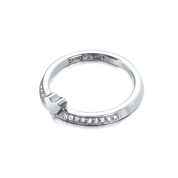 Paramour Love Thin Ring White Gold - Efva Attling ringar - Snabb frakt & paketinslagning - Nordicspectra.se