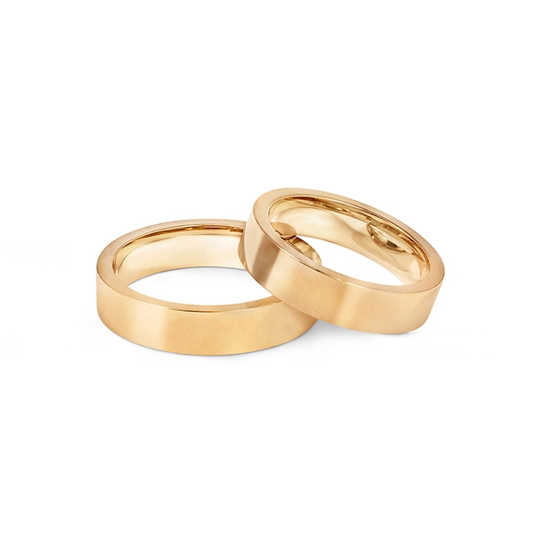1946 Ring Rak 5 mm Guld - Nordic Spectra - Förstärker livets stora händelser - Nordic Spectra
