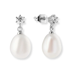 Päivän korvakorut hopeoidusta messingistä