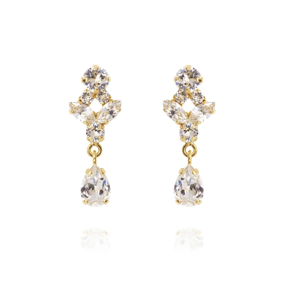 Like Lovers Do Earrings Gold Crystal - Caroline Svedbom - Nopea toimitus ja lahjapakkaus
