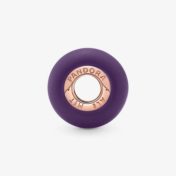 Mattes Violettes Murano-Glass Charm von PANDORA, Schneller Versand - Nordicspectra.de