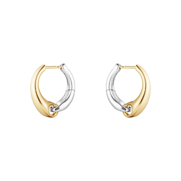 Reflect Stora Örhängen Silver/Guld - Georg Jensen örhängen - Snabb frakt & paketinslagning - Nordicspectra.se