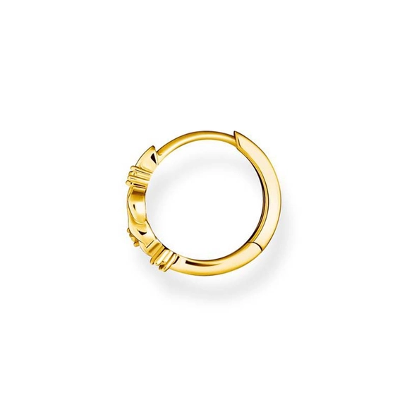 Creol Blad med Vita Stenar Guld - Thomas Sabo berlock - Snabb frakt & paketinslagning - Nordicspectra.se
