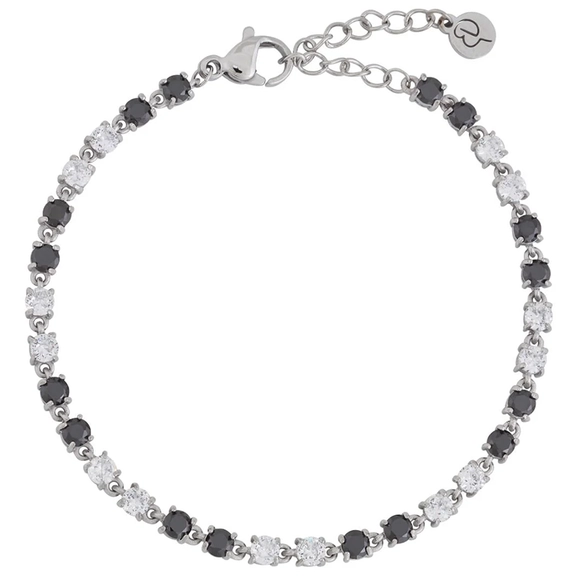 Glow Bracelet Black White Steel - Edblad - Snabb frakt & paketinslagning - Nordic Spectra