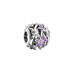 Purple Daisies Charm