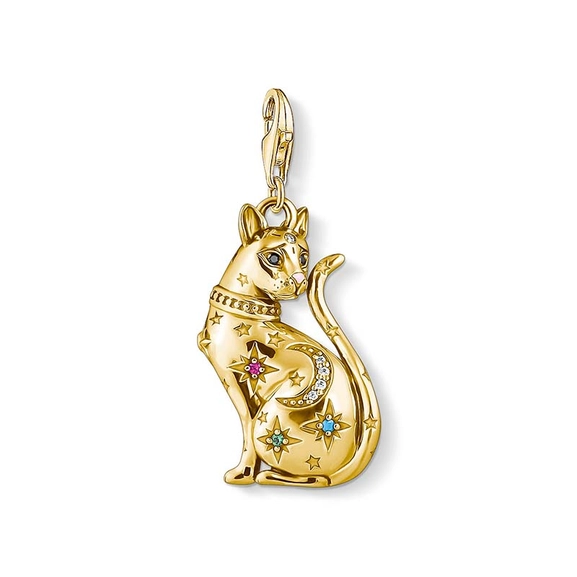 Charm-Anhänger Katze Sternenbild Gold von Thomas Sabo, Schneller Versand - Nordicspectra.de