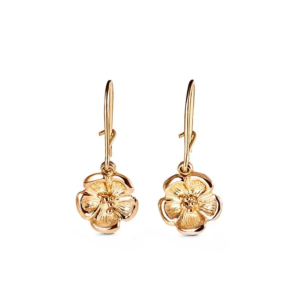 Life Hook Earrings Gold  - Nordic Spectra - Suuri valikoima & ilmainen lahjapaketointi - Nordicspectra.fi