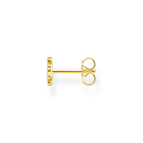 Einzel Ohrstecker Kleeblatt Gold von Thomas Sabo, Schneller Versand - Nordicspectra.de