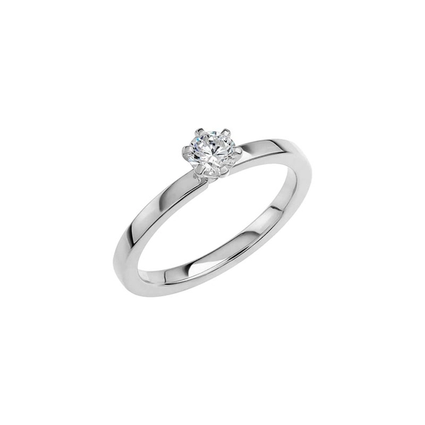 Love 01 White Gold - Wedding & engagement rings - Schalins - Scandinavian design - Nordic Spectra