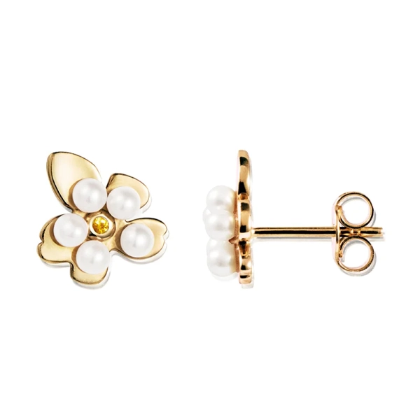 sötvattenspärlor och citrin