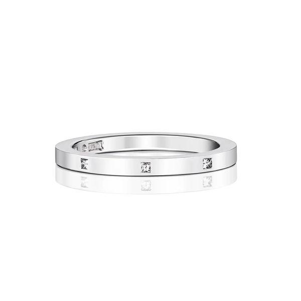 Thin & I Love You On Top Ring Platinum