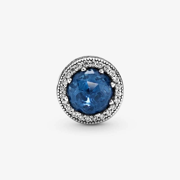 Sparkling Dark Blue Charm von PANDORA, Schneller Versand - Nordicspectra.de