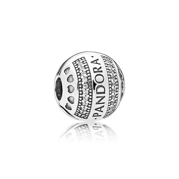 Pandora Logo Hearts Silverberlock - PANDORA - Snabb frakt & paketinslagning - Nordicspectra.se