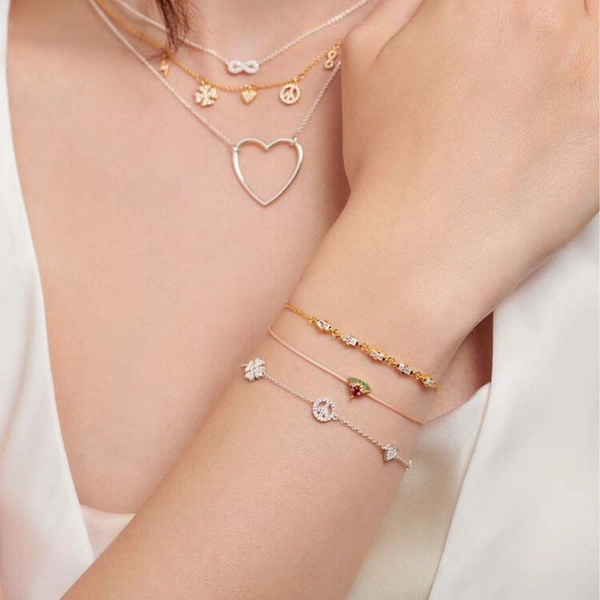 Rannekorut Little Secret Vesimeloni Kulta - Thomas Sabo - Suuri valikoima & ilmainen lahjapaketointi - Nordicspectra.fi