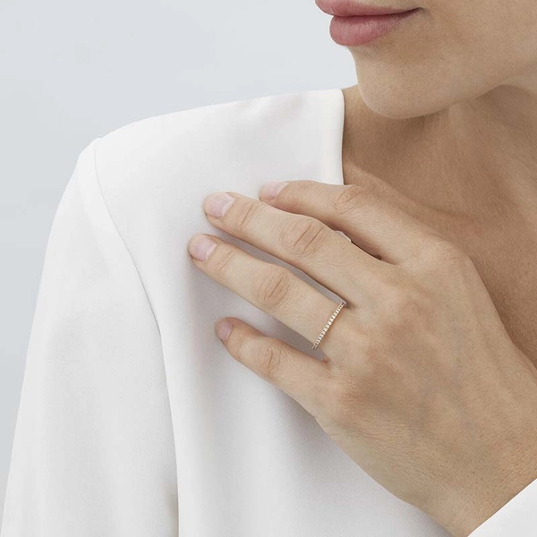 Aurora Allians Weißes Gold & Diamant 0.25 ct von Georg Jensen, Schneller Versand - Nordicspectra.de