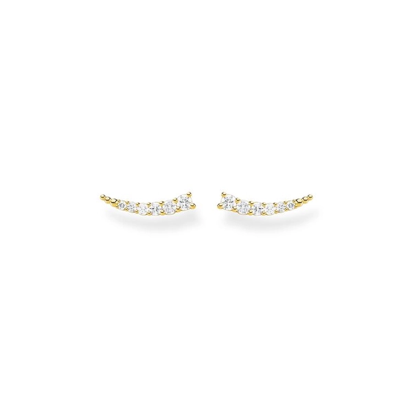 Öronklättrare Vita Stenar Guld - Thomas Sabo örhängen - Snabb frakt & paketinslagning - Nordicspectra.se