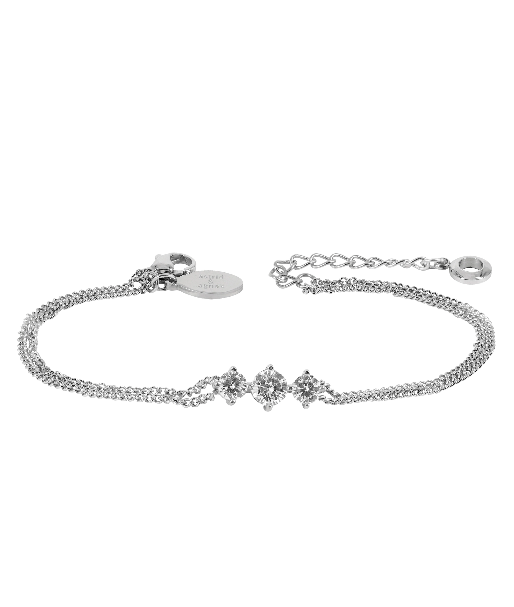 IDA Tripple Armband Stål - Astrid & Agnes - Snabb frakt & paketinslagning - Nordicspectra.se