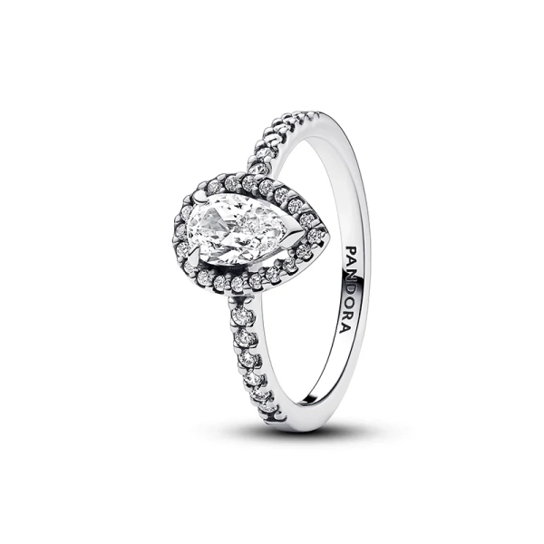 Ring med Glittrande Halo - PANDORA - Snabb leverans & paketinslagning - Nordic Spectra