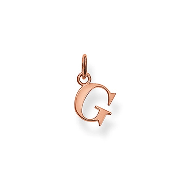 Hängsmycke G Rosé - Thomas Sabo hängsmycke - Snabb frakt & paketinslagning - Nordicspectra.se