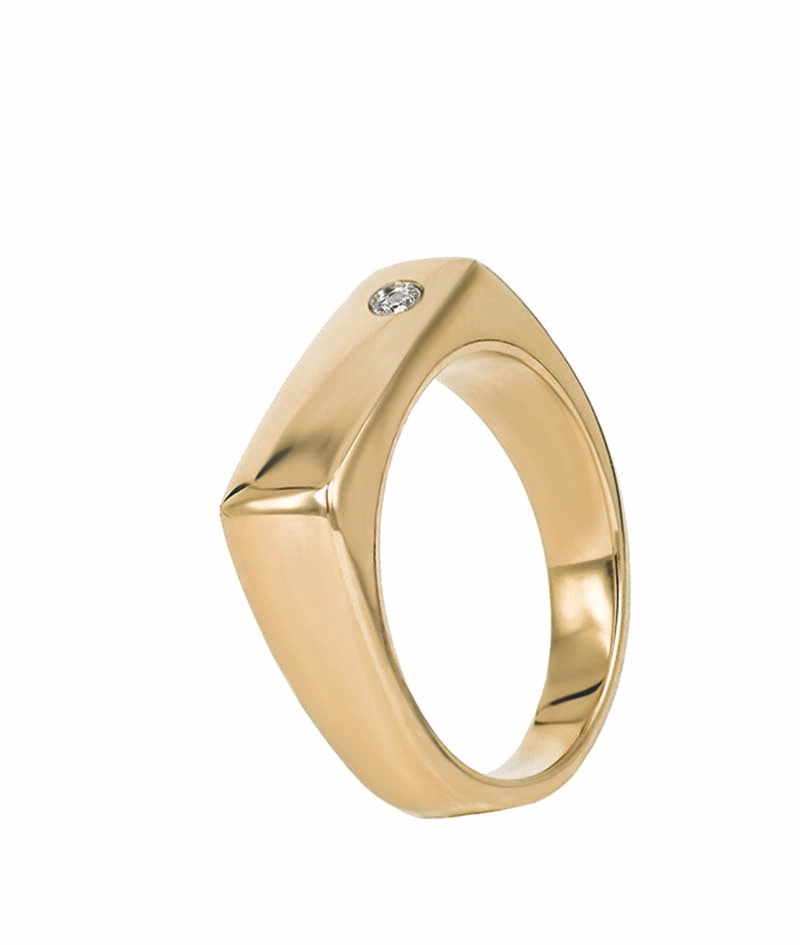 NOUR Stone Ring Guld - Astrid & Agnes - Snabb frakt & paketinslagning - Nordicspectra.se
