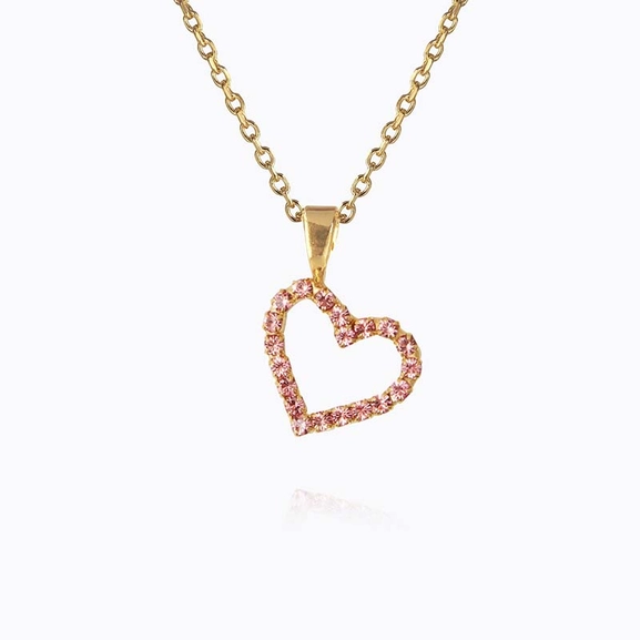 Mini Sweetheart Necklace Gold Rose - Caroline Svedbom - Snabb frakt & paketinslagning - Nordicspectra.se