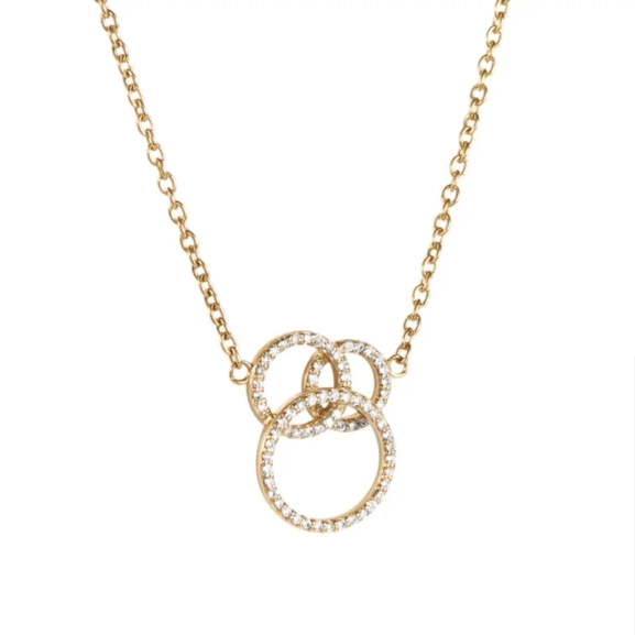 Bubbles & Stars Necklace Gold - Efva Attling - Skandinavisches Design - Nordic Spectra