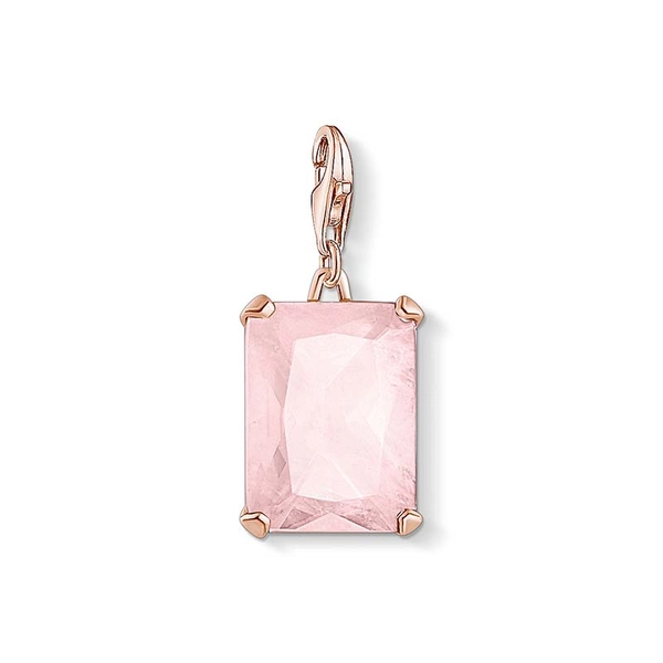 Stor Rosa Juvel Roséguld Berlock - Thomas Sabo berlock - Snabb frakt & paketinslagning - Nordicspectra.se