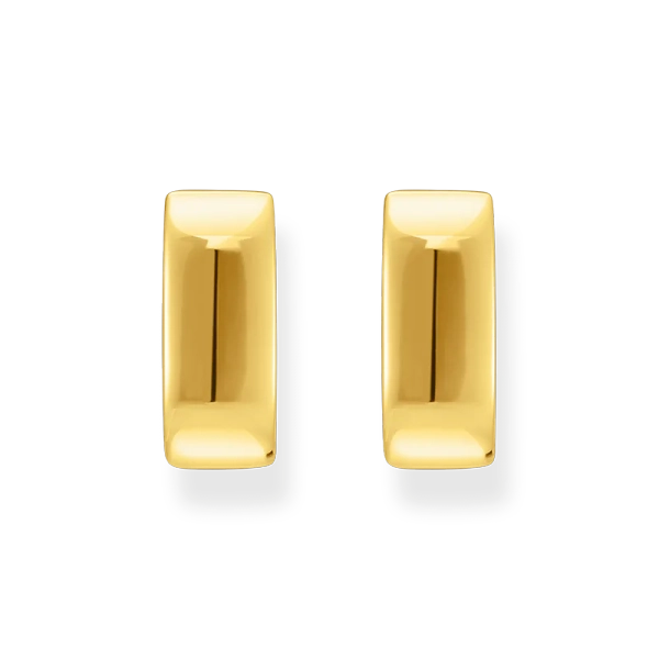 Kvadratiska Chunky Hoops Guld - Thomas Sabo - Snabb leverans & paketinslagning - Nordic Spectra