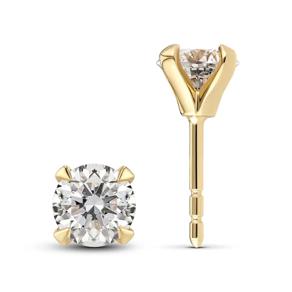 Venice Grande Earrings i 14K guld med gnistrande labbodlade diamanter