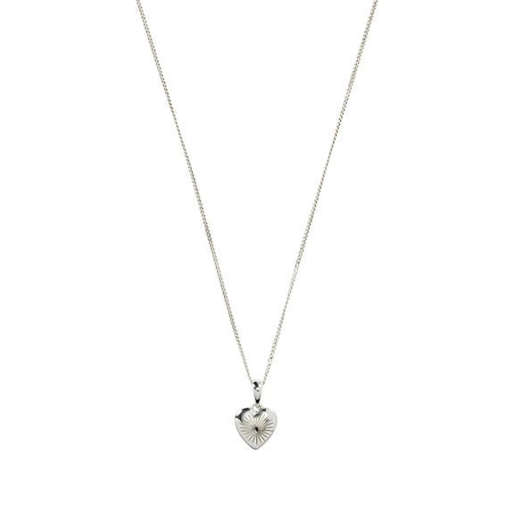 Sunburst Heart Necklace Silver - Syster P - Beliebter Schmuck für alle Gelegenheiten