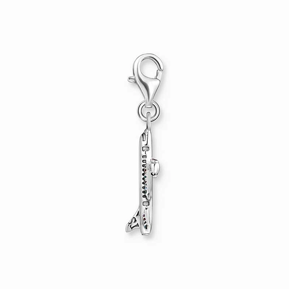 Charm pendant with colourful aeroplane silver - Thomas Sabo - Suuri valikoima & ilmainen lahjapaketointi - Nordicspectra.fi