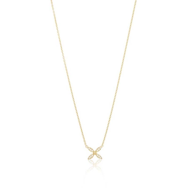 Sparkling Ellipse Mini Halsband Guld - Carolina Gynning Halsband - Snabb frakt & paketinslagning - Nordicspectra.se